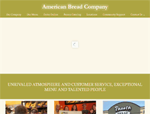 Tablet Screenshot of americanbreadcompany.net